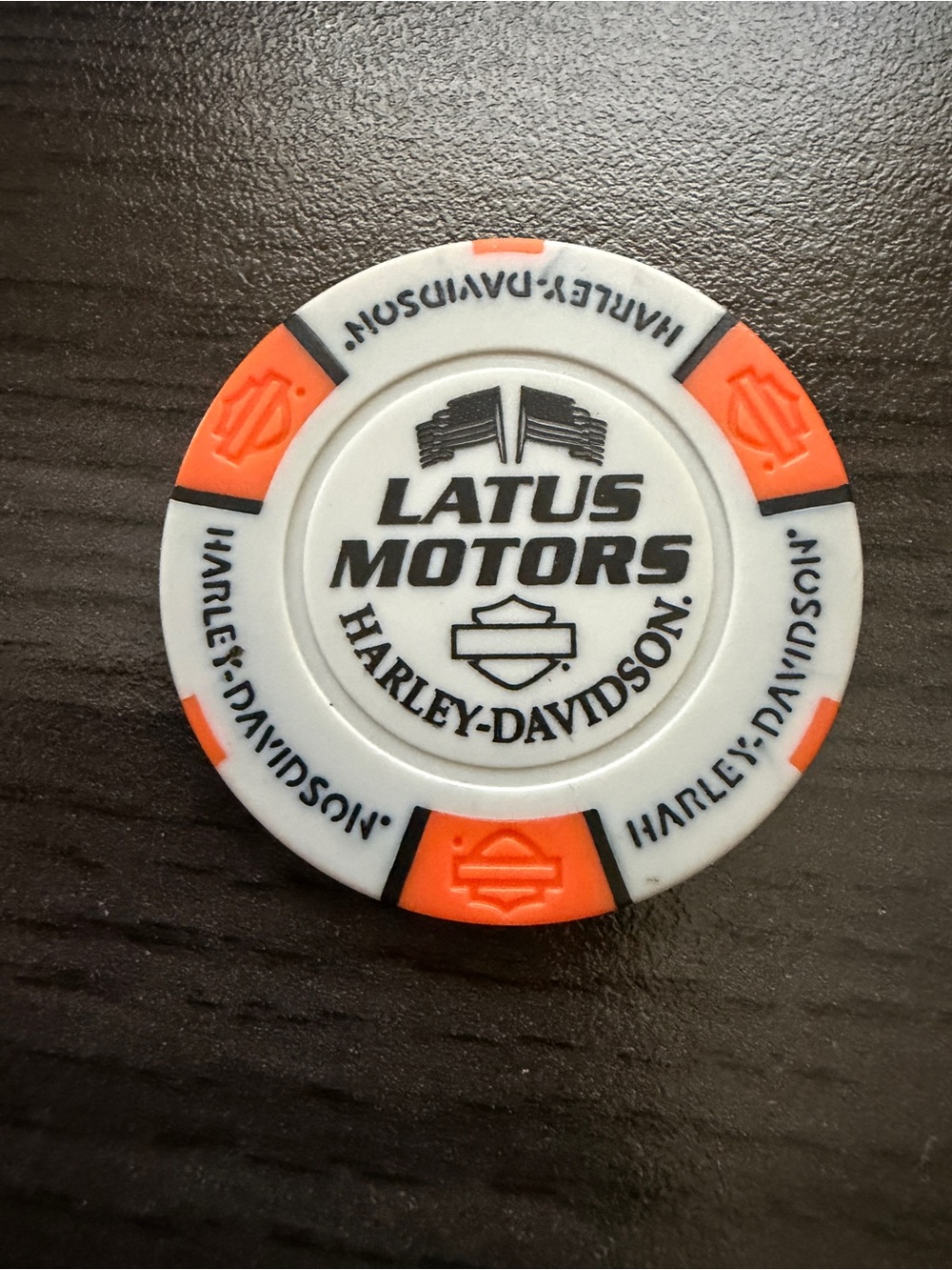 Collectible Harley Davidson Poker Chip Latus Motors H-D Gladstone, OR